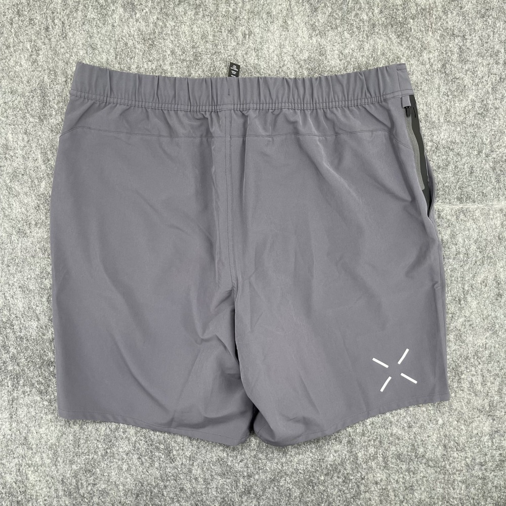 Ten Thousand Shorts Mens 2XL Gray Foundation 10" Inseam Training Workout Gym